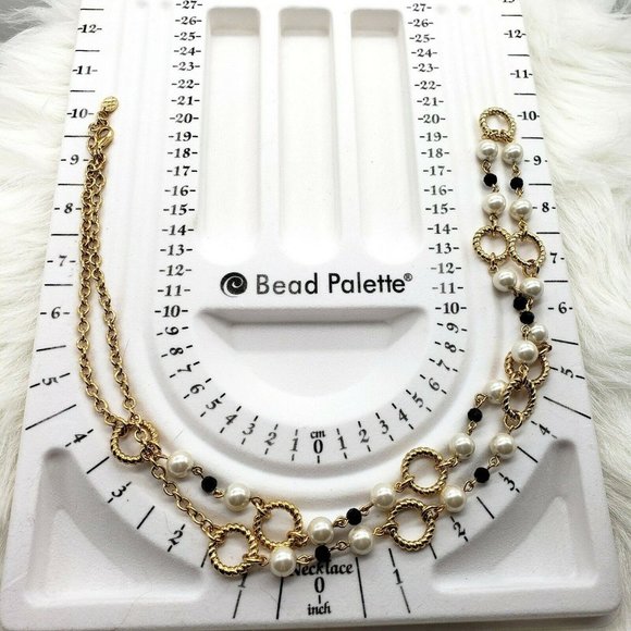 Talbots Single Strand Pearl White Necklace 40" - Picture 6 of 11